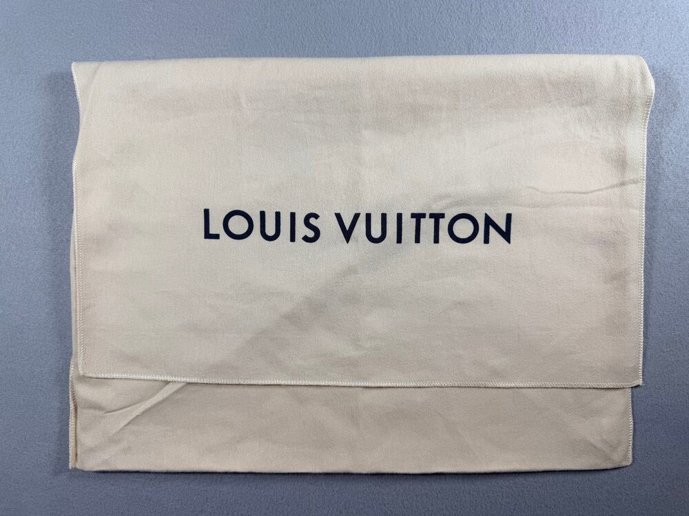 Louis Vuitton Envelope Flap Dust Bag Cream Cotton 18” x 13” Storage Sleeve